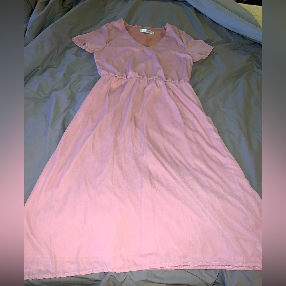 Jacey Lane light pink dress, size XL